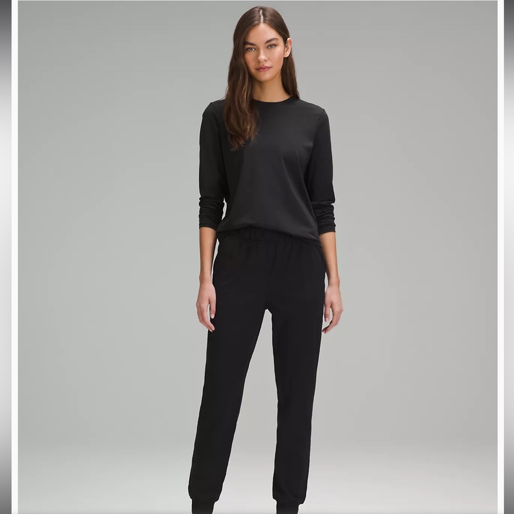 Lululemon Stretch High-Rise Jogger Full Length Navy Blue Sz 4